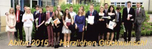 Abitur 2015 - Herzlichen Glückwunsch!