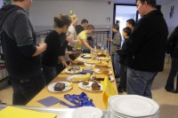 Kuchen satt und freundliche Bedienung