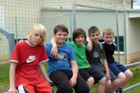 Päuschen nach dem Kistenklettern