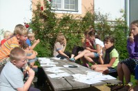 Eismanufaktur zum Glück gleich gegenüber