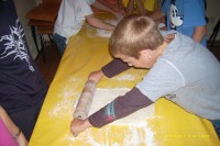 vor die Pizza setzten die Götter das Nudelholz