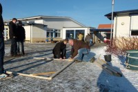 Start bei Sonnenschein