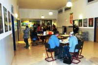 Blick in die Pausenhalle