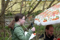 Sprecherin und Läuferin