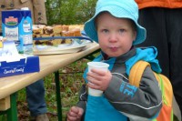 Er weiß: Milch mach kleine Männer groß