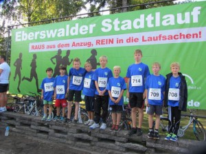 vor dem Start und dem Sieg