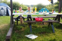 Fachsimpelei nach getaner Arbeit