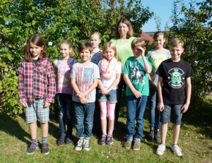 Klasse 5b & Frau Kubiak