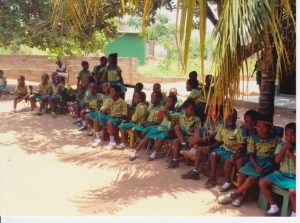 Schulhof der Sunbeam School in Ghana