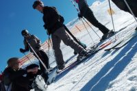 noch erschöpft von der Pause