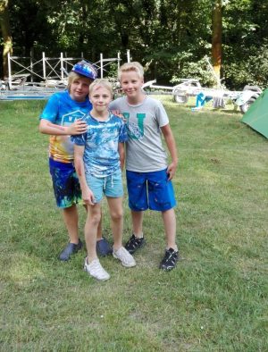 die drei Kumpels vom Zeltplatz :)