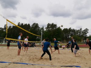 es war sogar Zeit für Beachvolleyball
