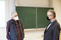 Dr. Wolf im Gespräch mit dem Autor