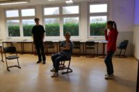 Theaterproben gab´s auch