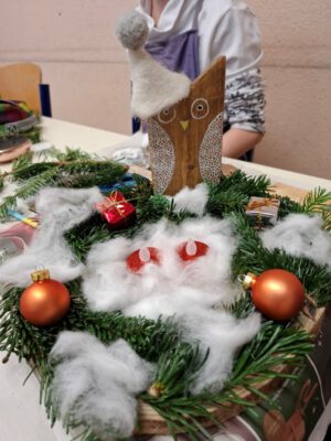 weihnachtliches Arrangement