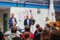 das sind die Bürgermeister von Panketal und Saulx-les-Chartreux