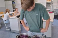 Hmmm, lecker! Rotkohlsaft.
