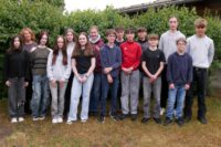 Klasse 8b und Frau Coppola