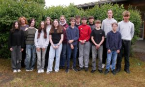 Klasse 8b und Frau Coppola
