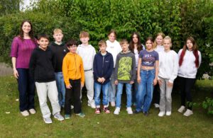Klasse 7a und Frau Greca