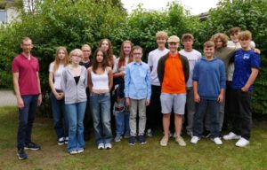 Klasse 9a und Herr Rüger