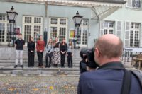 schönes Foto vor berühmtem Hintergrund