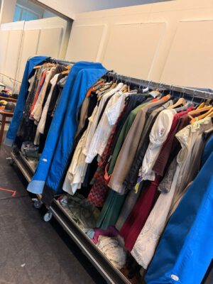 Zeit in Kostüme und Rollen zu schlüpfen