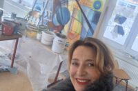 stolze Projektleiterin