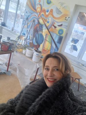 stolze Projektleiterin