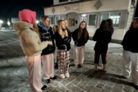 wollten vorm Schlafengehen noch mal frische Luft schnappen