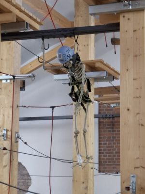 Helm und Gurt, da kann nix schiefgehen